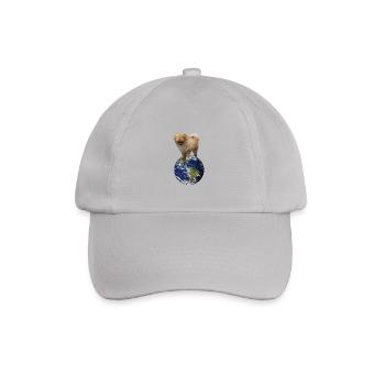 Meine Welt - Baseballkappe - Grau - Vorne