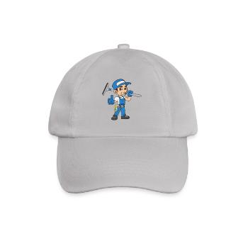 Building cleaner Window cleaner - Baseball Cap - grey - Front