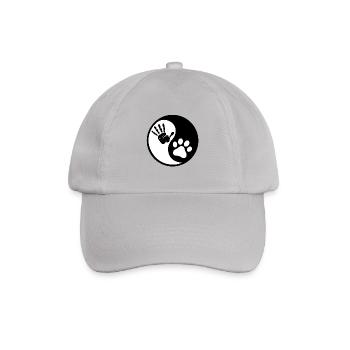 Dogs and humans - Baseball Cap - grey - Front