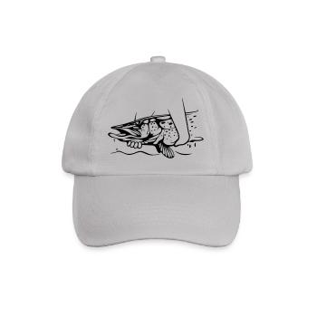Hecht Catch & Release - Baseballkappe - Grau - Vorne