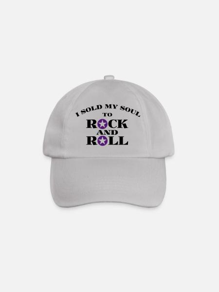 I Sold My Soul To Rock And Roll - Baseballkappe - Grau