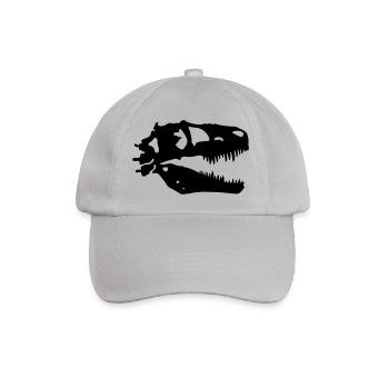 T-rex - Baseball Cap - grey - Front