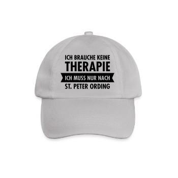 Therapie St Peter Ording - Baseball Cap - grey - Front