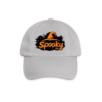Spooky Vibes – Halloween-Magie und Nervenkitzel - Baseballkappe - Grau - Vorne