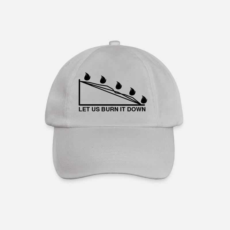 BURN DOWN CHART - Baseballkappe - Grau