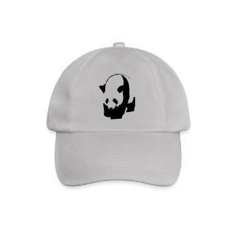 Panda - Baseball Cap - grey - Front