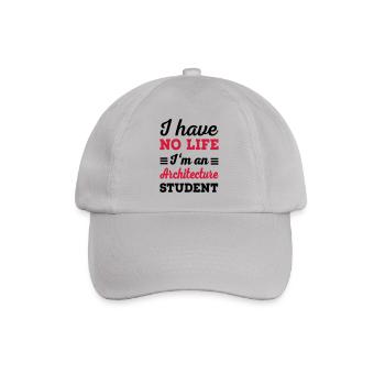 architecture - Baseball Cap - grey - Front
