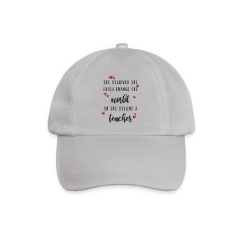 Maître pourrait-il changer le monde - Casquette classique - bruyère - Devant
