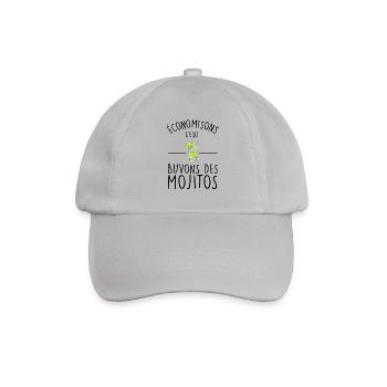 economisons l eau buvons mojito - Casquette classique - bruyère - Devant