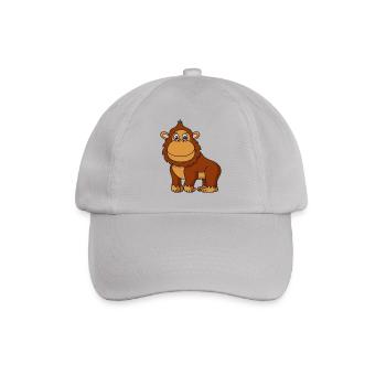 Gorilla - Baseballkappe - Grau - Vorne