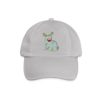 Laughing Monster - Baseball Cap - grey - Front