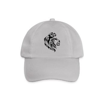 lion tribal tatouage dessin 14023 - Casquette classique - bruyère - Devant