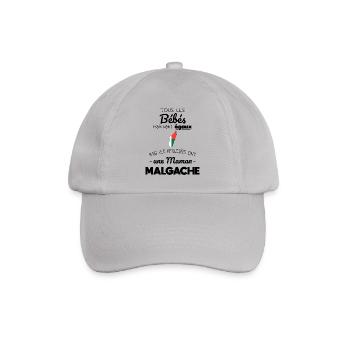 Bébés égaux meilleurs ont une maman Malgache - Casquette classique - bruyère - Devant