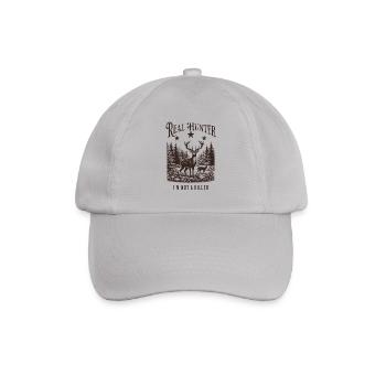 hunter man - Baseball Cap - grey - Front