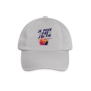 Je peux pas j’ai tir humour tir sportif tireur - Casquette classique - bruyère - Devant