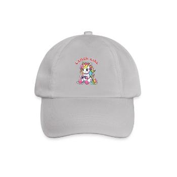 Gamer Girl - Baseballkappe - Grau - Vorne
