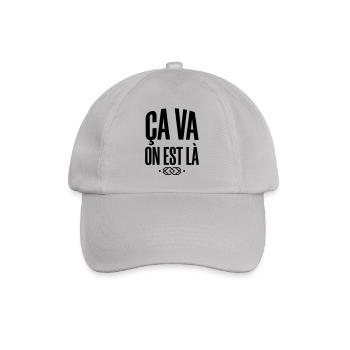 Slogan "Ça va on est là" - Style Streetwear - Casquette classique - bruyère - Devant