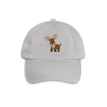 deer - Baseball Cap - grey - Front