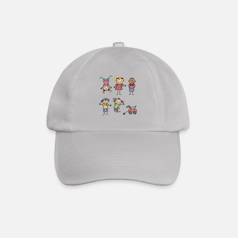 Kids - Baseballkappe - Grau