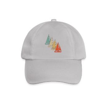 Voilier de voilier rétro style vintage - Casquette classique - bruyère - Devant