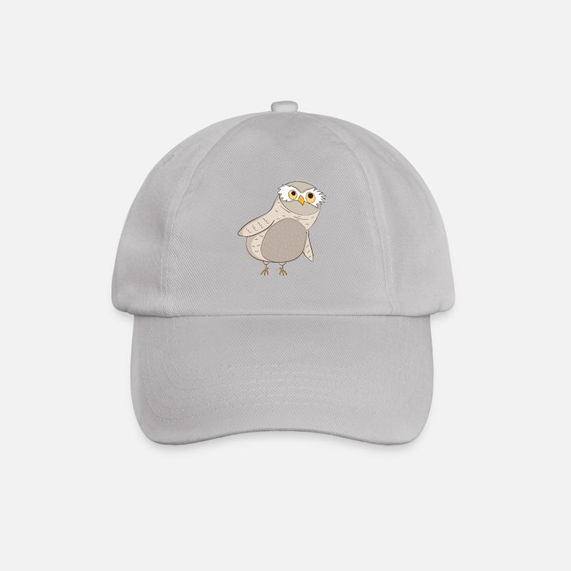 Kauz Owl - Baseball Cap - grey