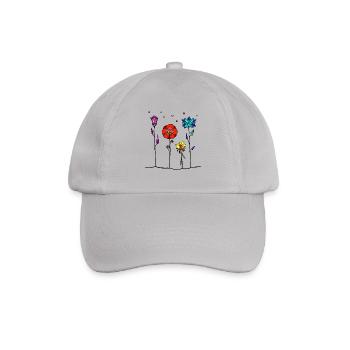 Fleurs - Casquette classique - bruyère - Devant