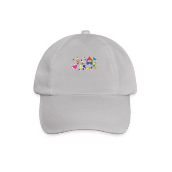 Building blocks - Baseball Cap - grey - Front