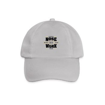 NOSE WORK Team Suchhund Nasenarbeit Hunde Hund - Baseballkappe - Grau - Vorne