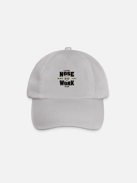 NOSE WORK Team Search Dog Nose Work Dogs Dog - Baseball Cap - grey