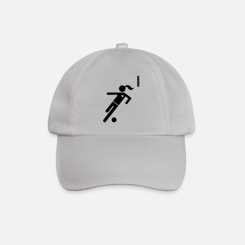 Frauenfußball! - Baseballkappe - Grau