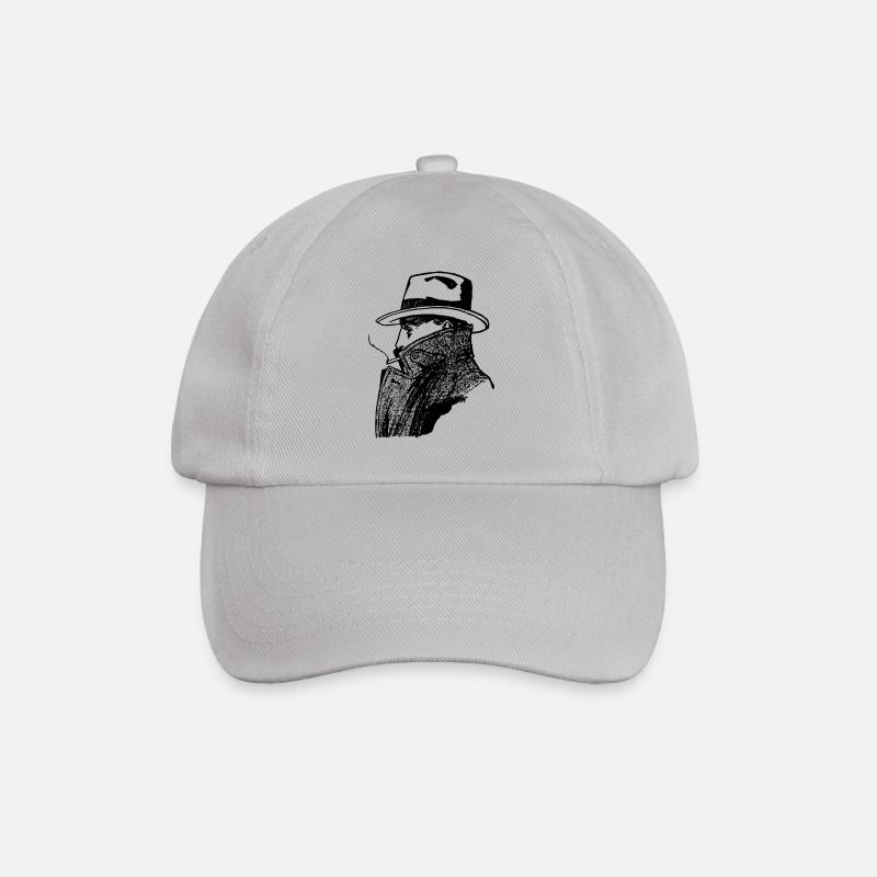 Agent Detektiv - Baseballkappe - Grau