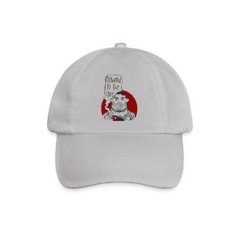 Cosmonaut with the coffee - Baseball Cap - grey - Front