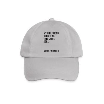 My girlfriend bought this shirt - Baseball Cap - grey - Front