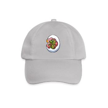 Baby Dragon hatches from Dragon Egg Dragon Egg - Baseball Cap - grey - Front