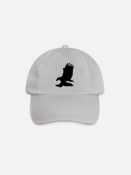 Black Eagle - Baseball Cap - grey