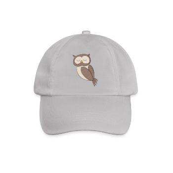 Bird Owl - Baseball Cap - grey - Front