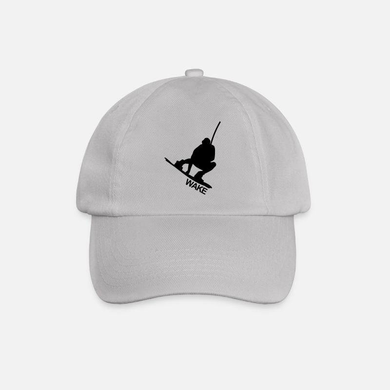 WAKEBOARD, WAKE, eau, câble, Raley, EAU,Invert - Casquette classique - bruyère
