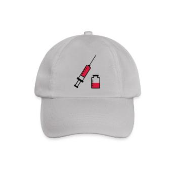 Spritze - Baseballkappe - Grau - Vorne