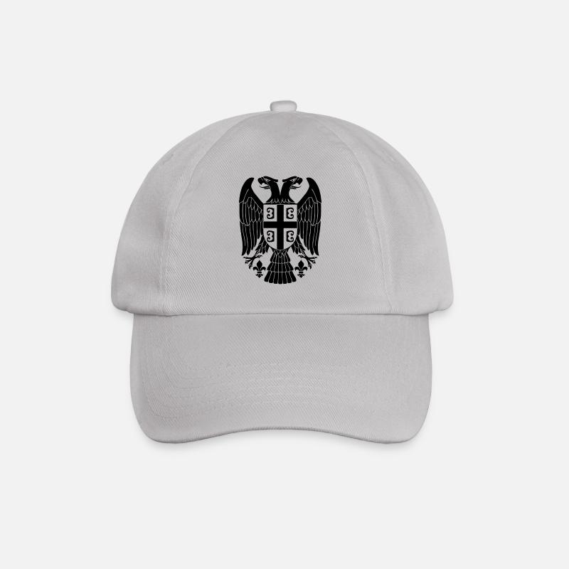 Serbien Adler - Baseballkappe - Grau