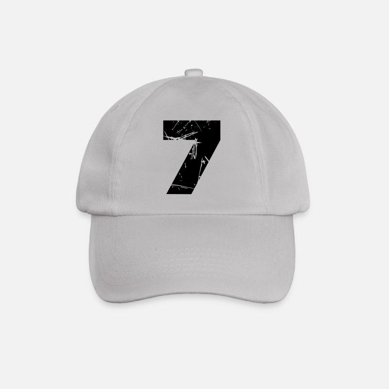 7 - Baseballkappe - Grau