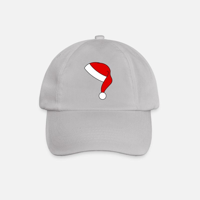 Weihnachtsmütze - Baseballkappe - Grau