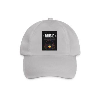 LIEBE ZUR MUSIK 12 - Baseballkappe - Grau - Vorne