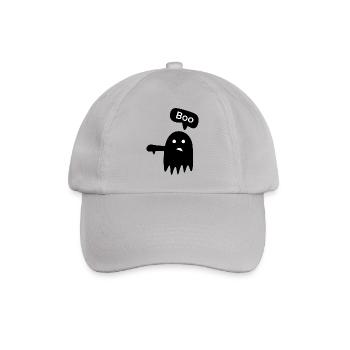 Spooky „Boo!“ - Baseballkappe - Grau - Vorne