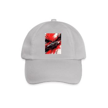 Frenzied Red Black Japan - Baseball Cap - grey - Front