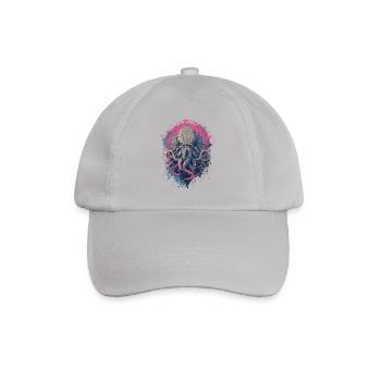 Cthulhu Horror - Baseball Cap - grey - Front