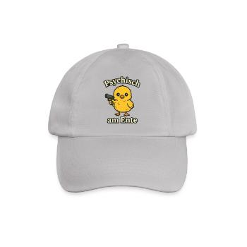 Ich Bin Am Ende Psychisch am Ente - Baseballkappe - Grau - Vorne