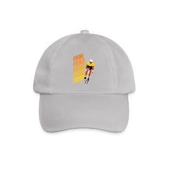 Cycling – Road Bike Retro Motif Winner 1991-92-93... - Baseball Cap - grey - Front