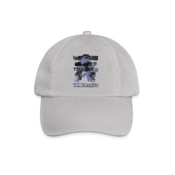 OMOTE Ura Large Kanji Budo Martialarts Design - Baseball Cap - grey - Front