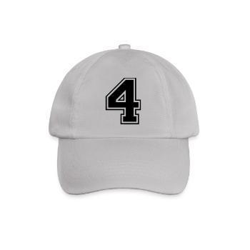 4, quatre, quatre, nombre, nombre - Casquette classique - bruyère - Devant