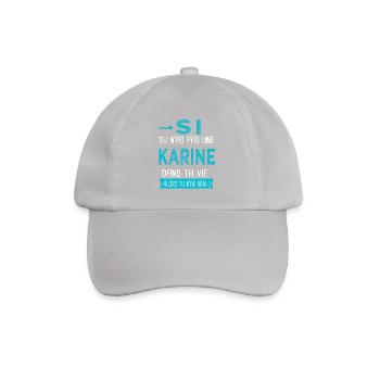 Karine Si tu n as pas une karine - Casquette classique - bruyère - Devant